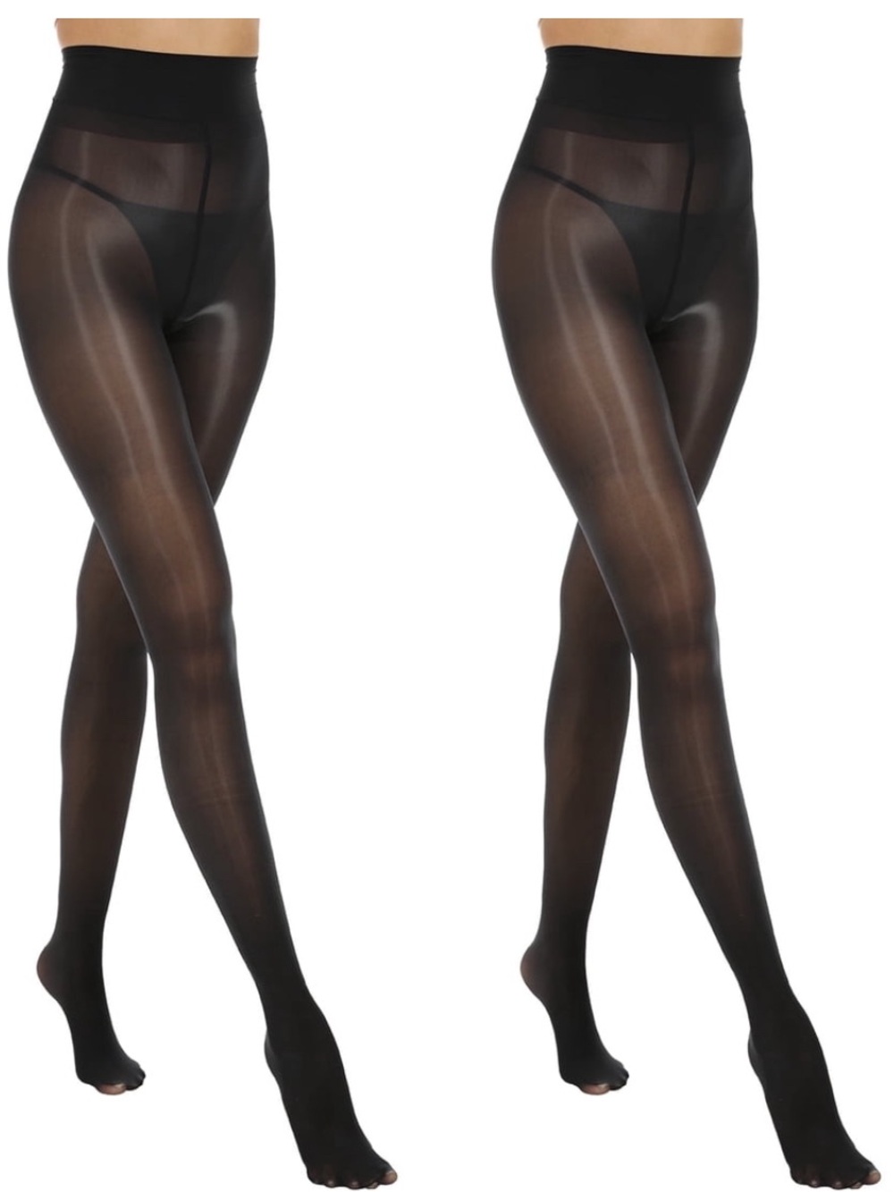 Black Sheer Tights - Women's Hosiery pack of 2